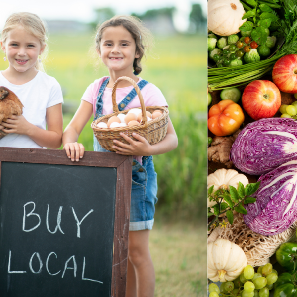 Buy local food from locals